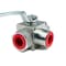 Chief Ball Valve, 3 Way, SAE, No 8, 3/4"-16 Thread 450259 - alternate 3
